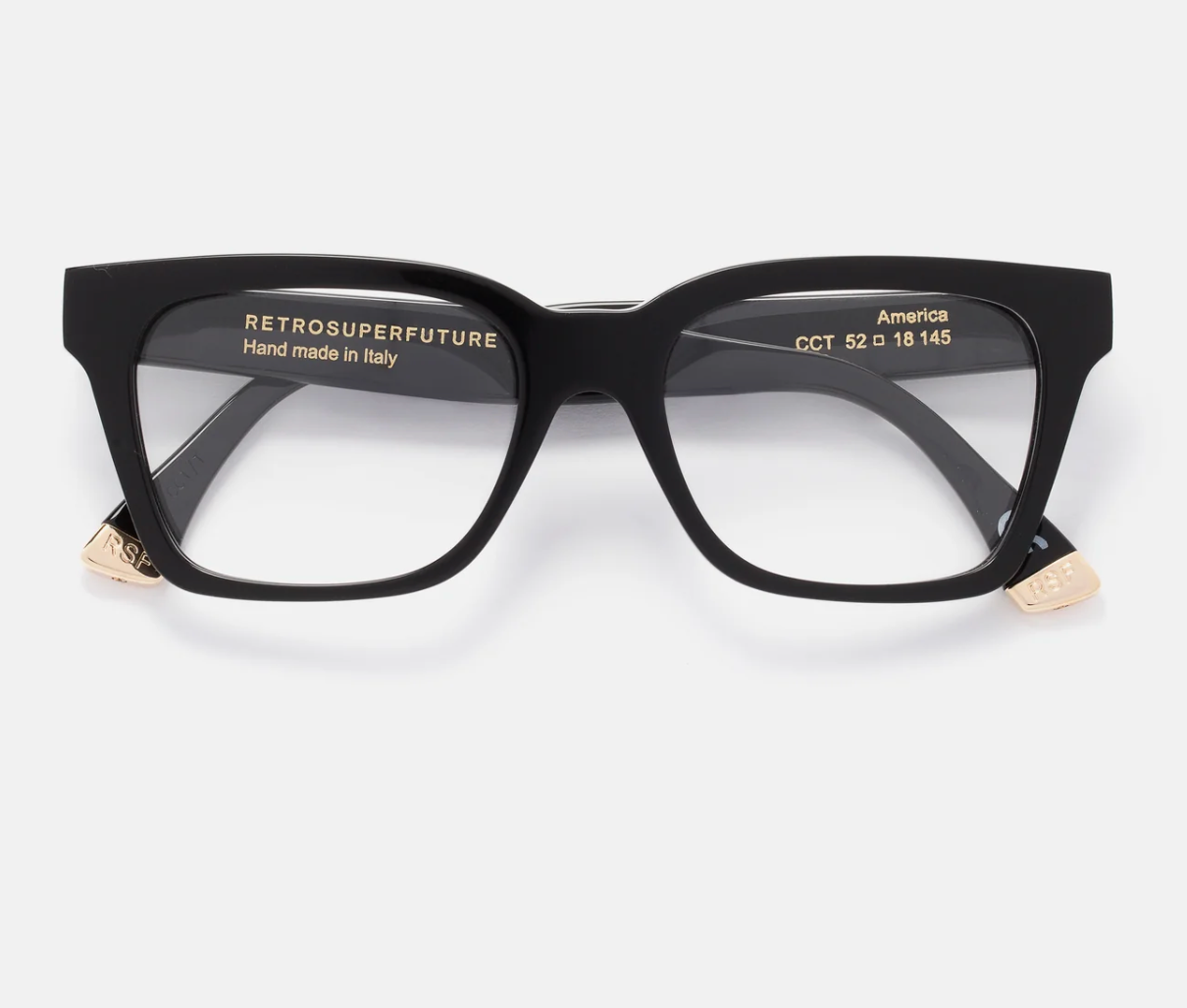 RETROSUPERFUTURE AMERICA OPTICAL BLACK CCT
