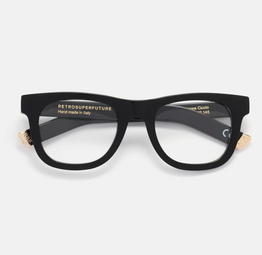 RETROSUPERFUTURE CICCIO OPTICAL BLACK SI8